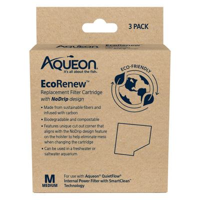 Aqueon Ecorenew Filter Cartridges 1ea/Medium 3 Pk Default Title