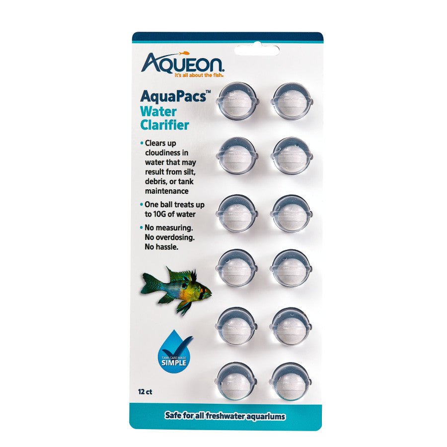 Aqueon AquaPacs Water Clarifier 6ea/12pk - Pets Perfect