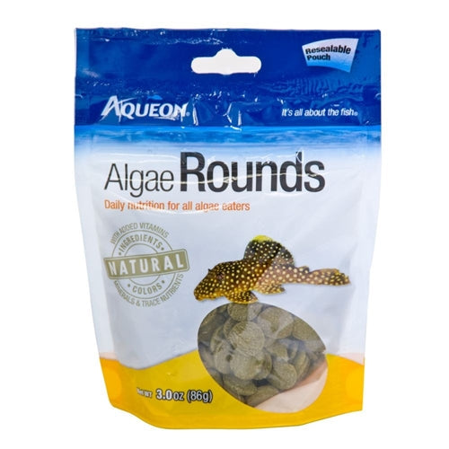 Aqueon Algae Rounds Resalable Pouch 3oz