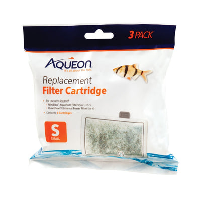 Aqueon Replacement Filter Cartridges 1ea/SMall - 3 pk