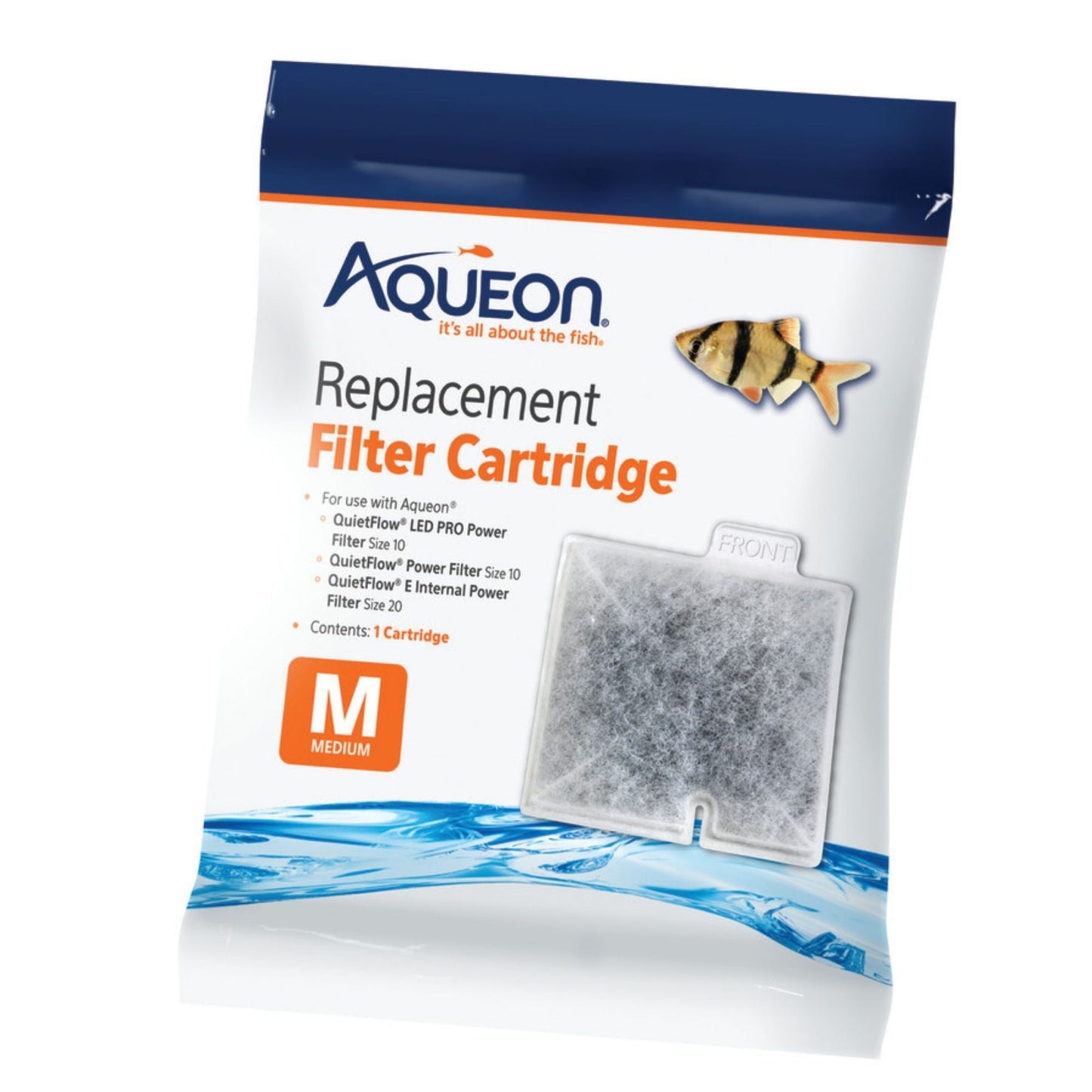 Aqueon Replacement Filter Cartridges 1ea/Medium - 1 pk