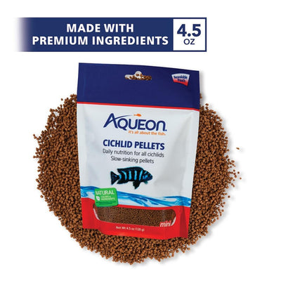 Aqueon Cichlid Food Mini 4.5 Oz