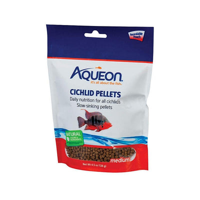 Aqueon Cichlid Food Medium 4.5 Ounces Default Title