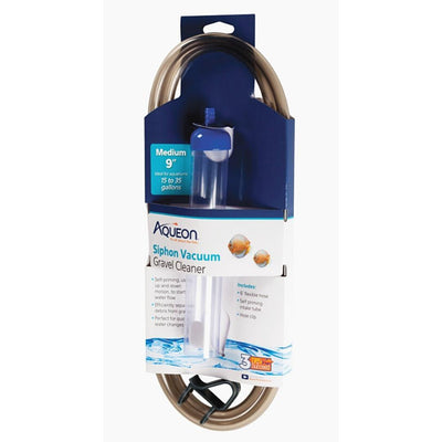 Aqueon Aquarium Siphon Vacuum Aquarium Gravel Cleaner No Bulb, Medium