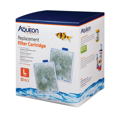 Aqueon Replacement Filter Cartridges 1ea/Large - 12 pk