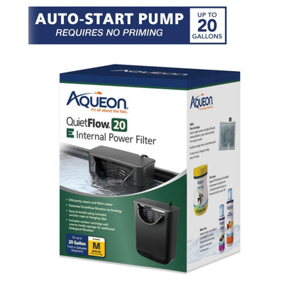 Aqueon QuietFlow E Internal Power Aquarium Filter Medium - 20 gal