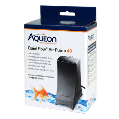 Aqueon QuietFlow Air Pump Black, 40 - Pets Perfect