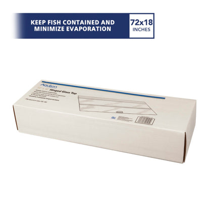 Aqueon Hinged Glass Tops 2 Pack, 1ea/72 X 18 in