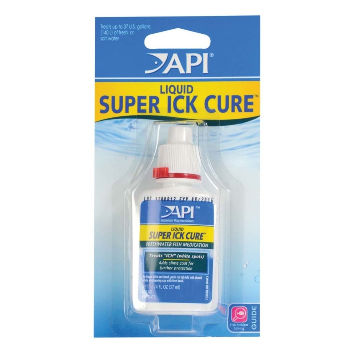 API Super Ick Cure Freshwater Fish Liquid Medication 1ea/1.25 fl oz. - Pets Perfect