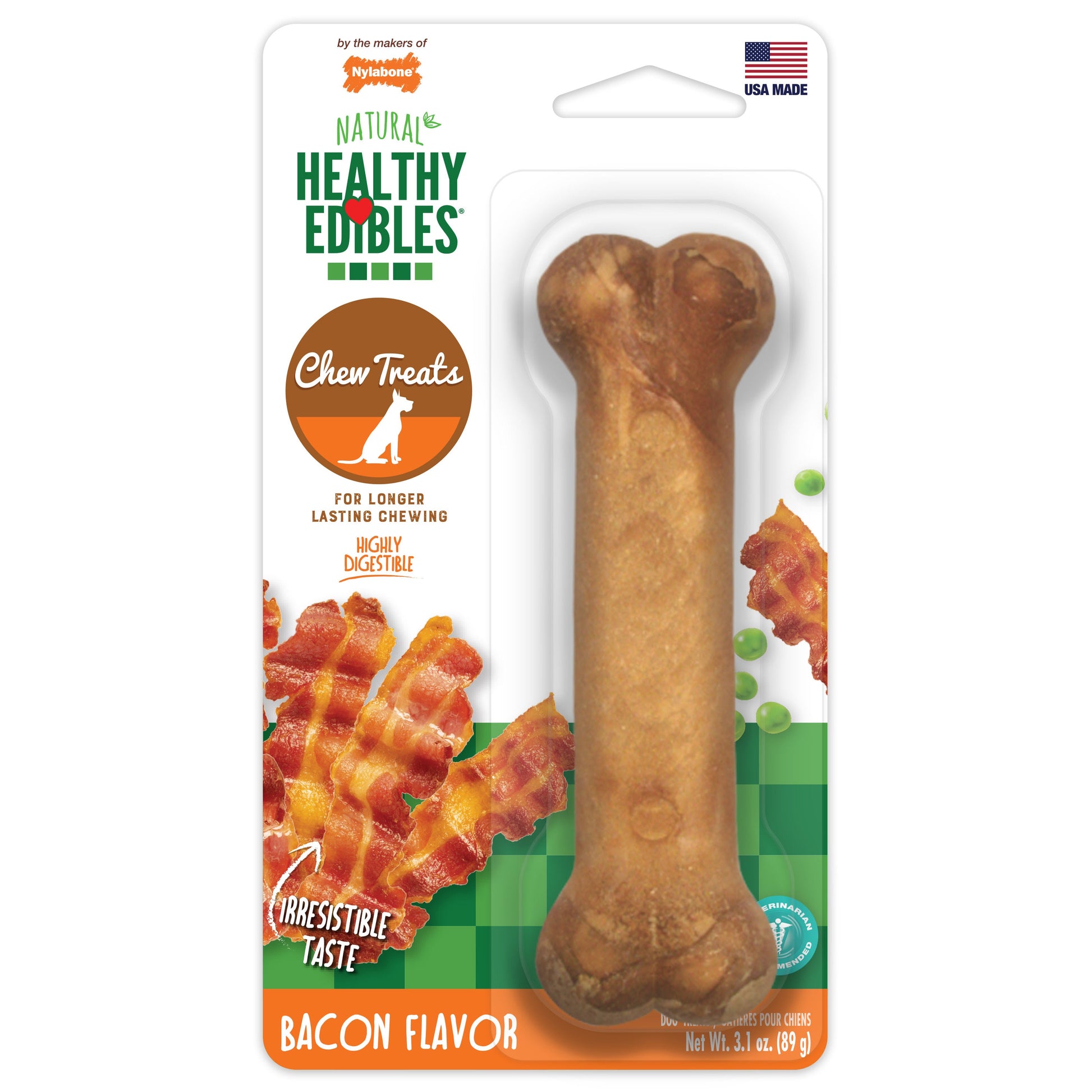 Nylabone Healthy Edibles All-Natural Long Lasting Dog Chew Treats