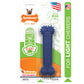 Nylabone Moderate Chew Textured Dog Dental Chew Dog Toy Chicken, Blue, view 9