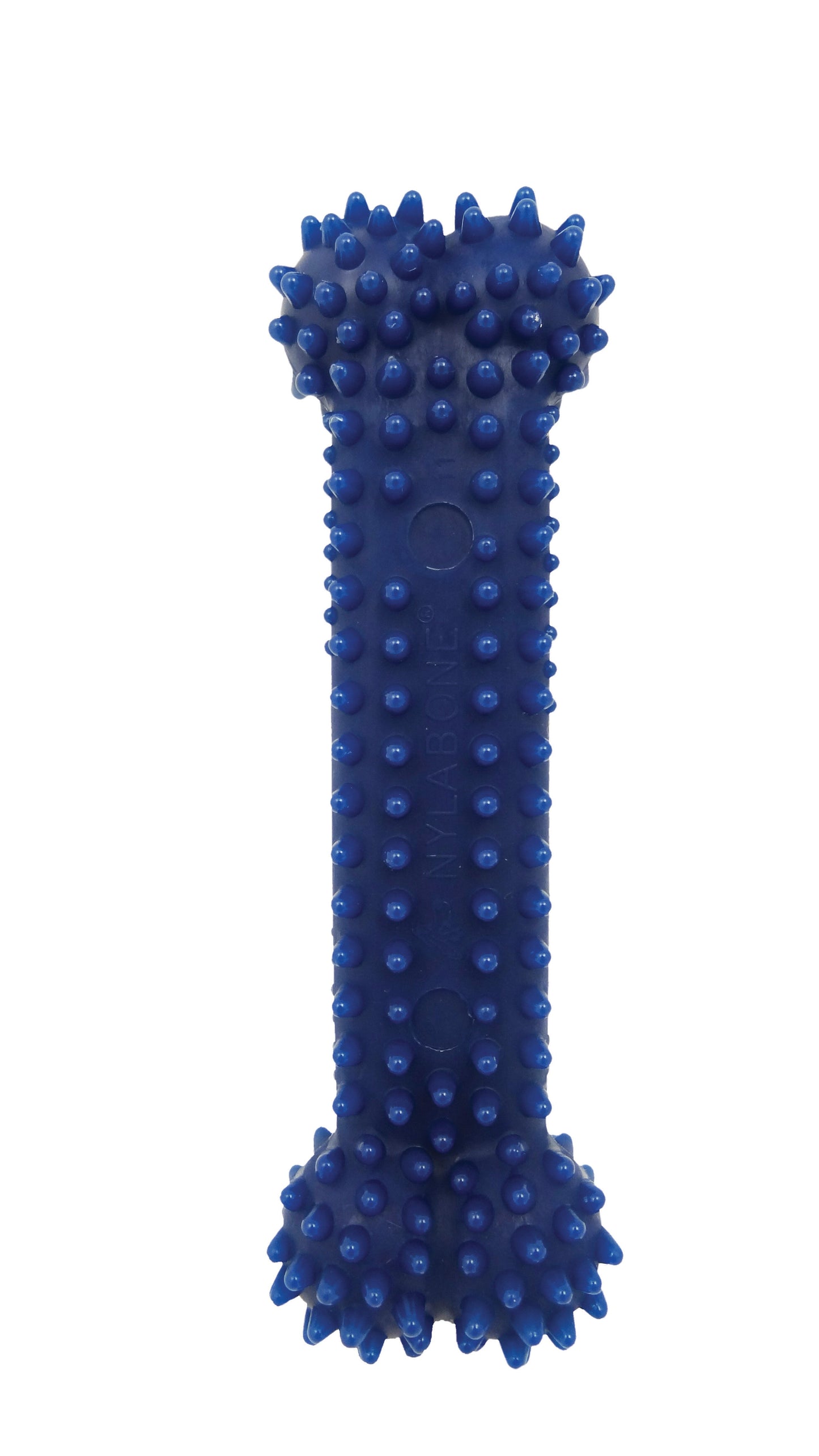 Nylabone Moderate Chew Textured Dog Dental Chew Dog Toy Chicken, Blue, view 8