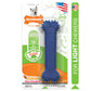 Nylabone Moderate Chew Textured Dog Dental Chew Dog Toy Chicken, Blue, view 9
