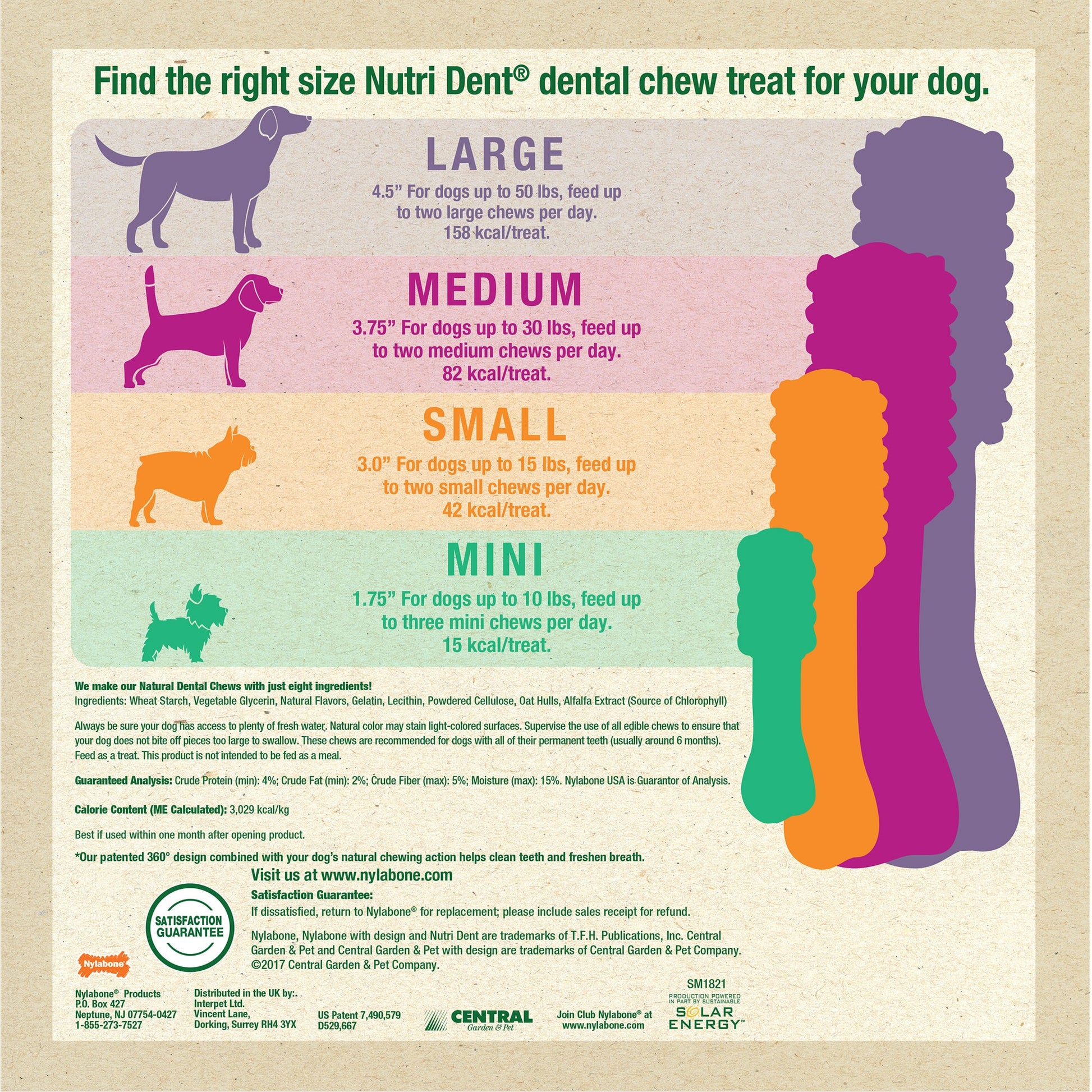 Nylabone Nutri Dent SIMPLE Natural Dental Fresh Breath Flavored Dog, view 5