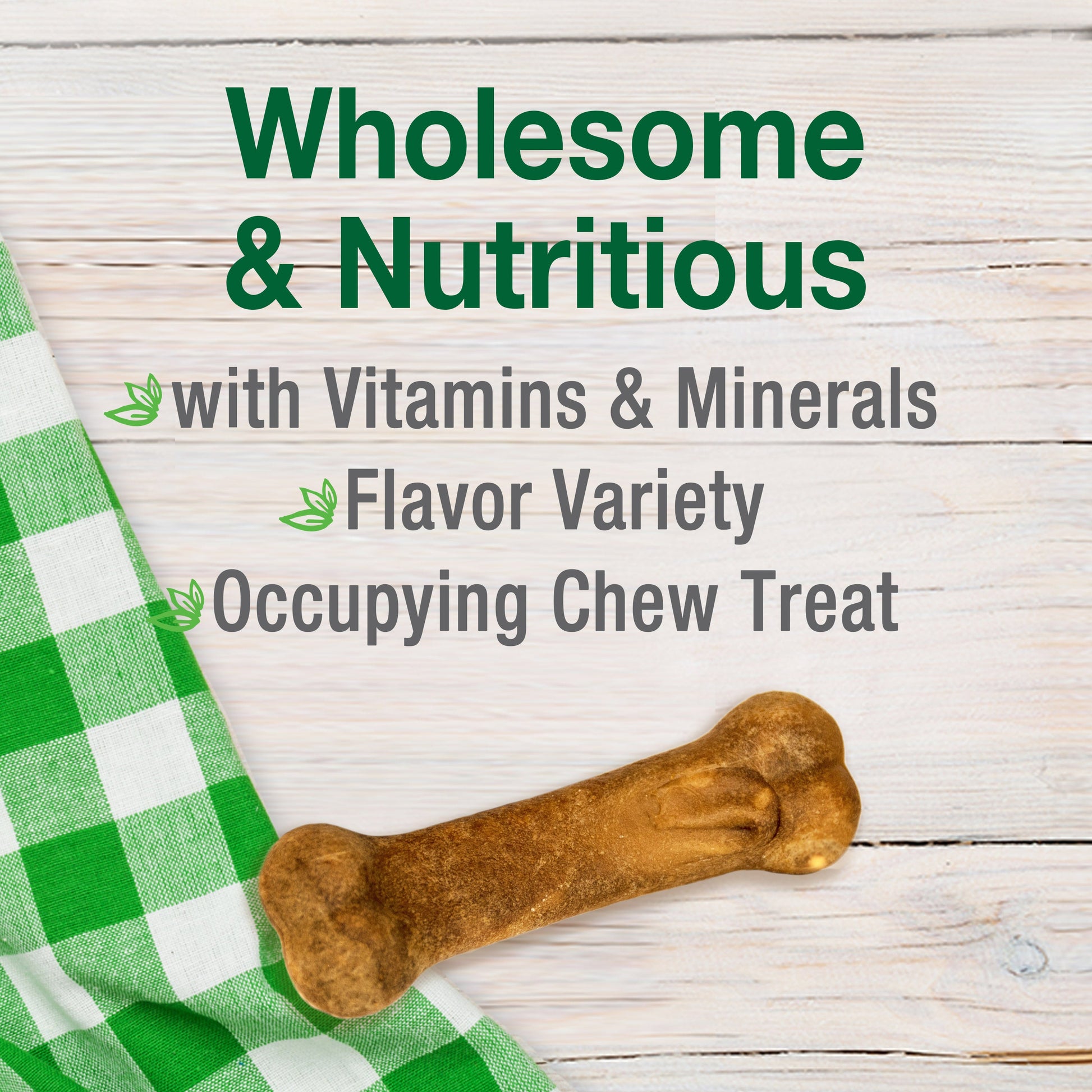 Nylabone Healthy Edibles All-Natural Long Lasting Dog Chew Treats 2 ct, view 2