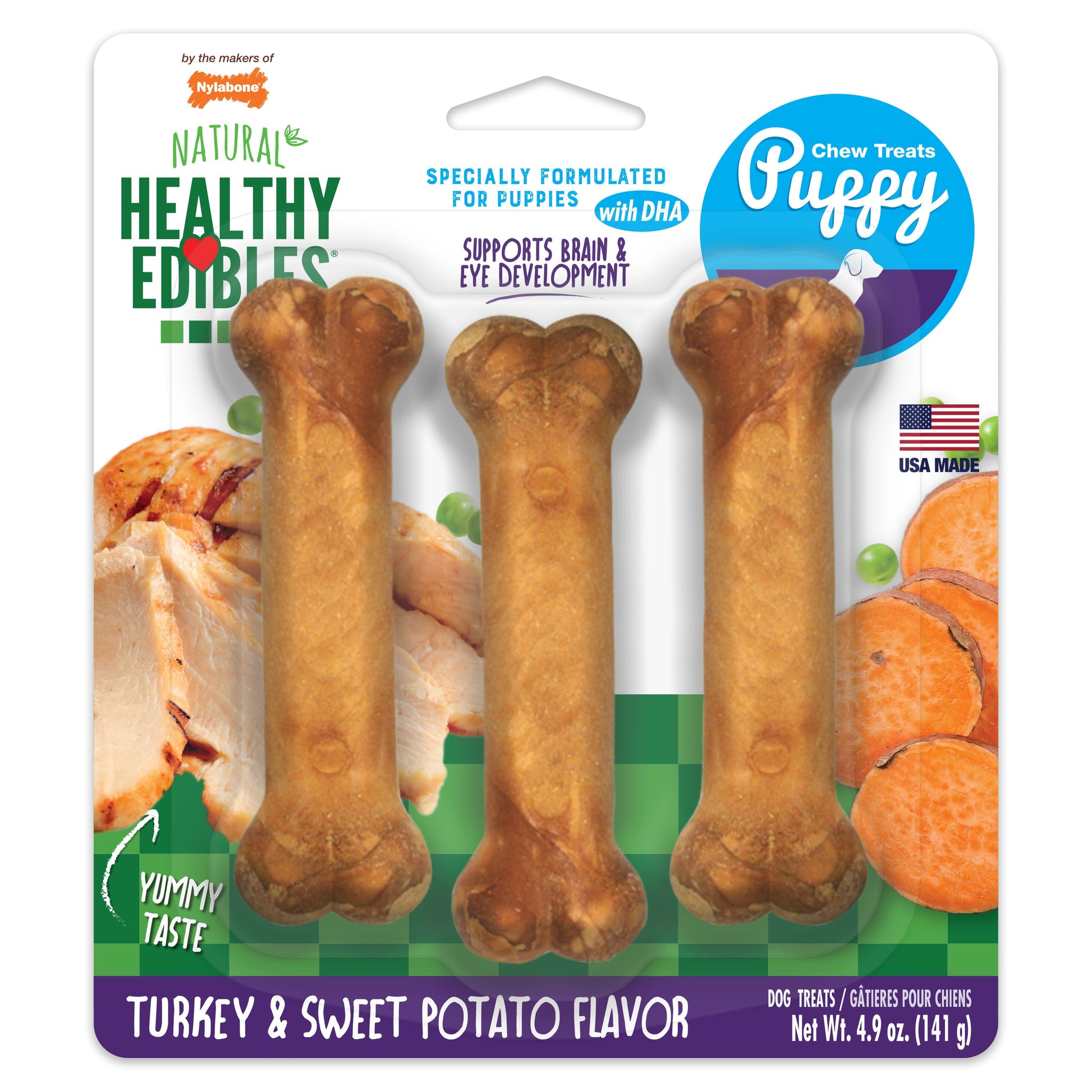 Nylabone Healthy Edibles All-Natural Long Lasting Puppy Dog Chew