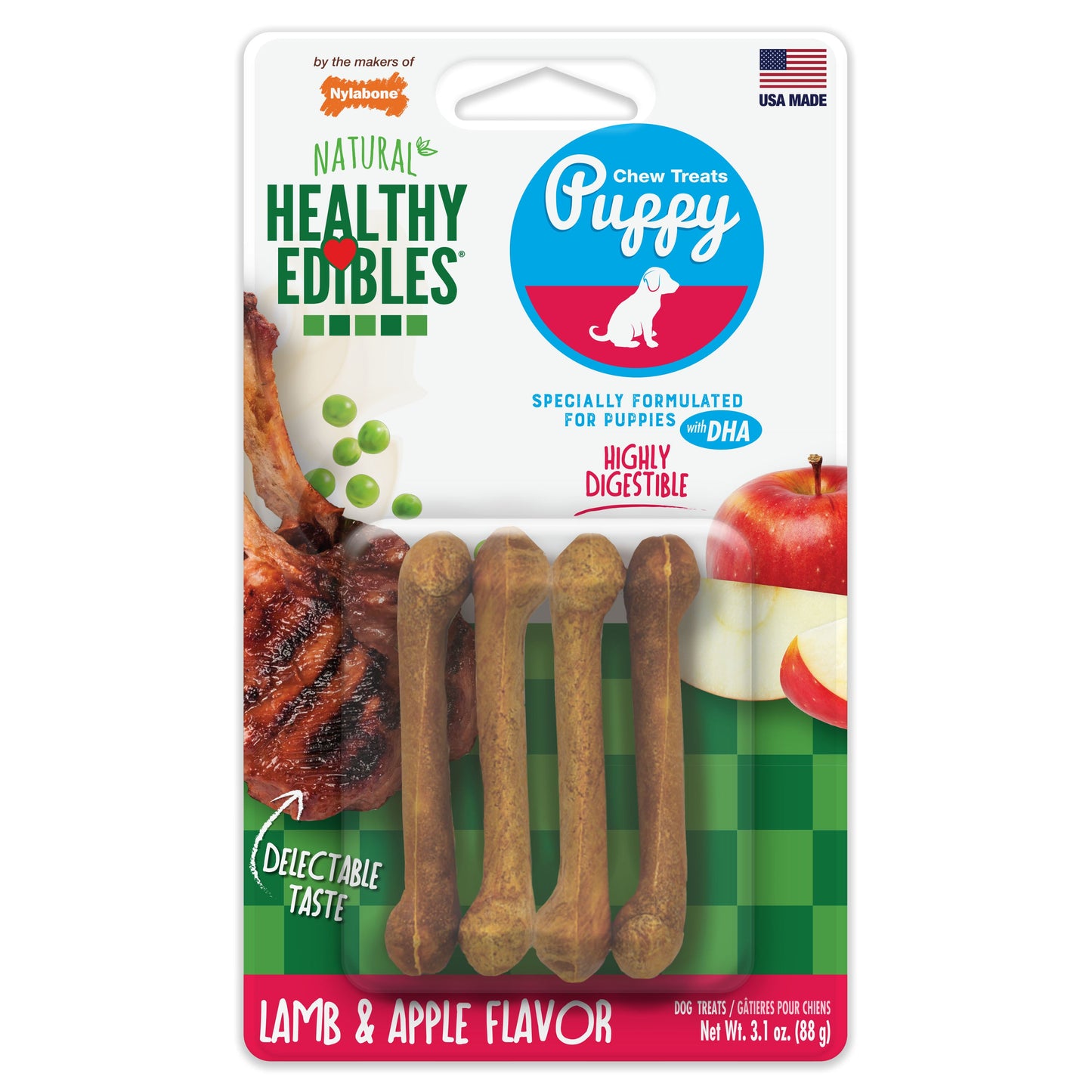 Nylabone Healthy Edibles All-Natural Long Lasting Puppy Dog Chew