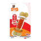 Nylabone PRO Action Dental Power Chew Durable Dog Toy Bacon, Orange