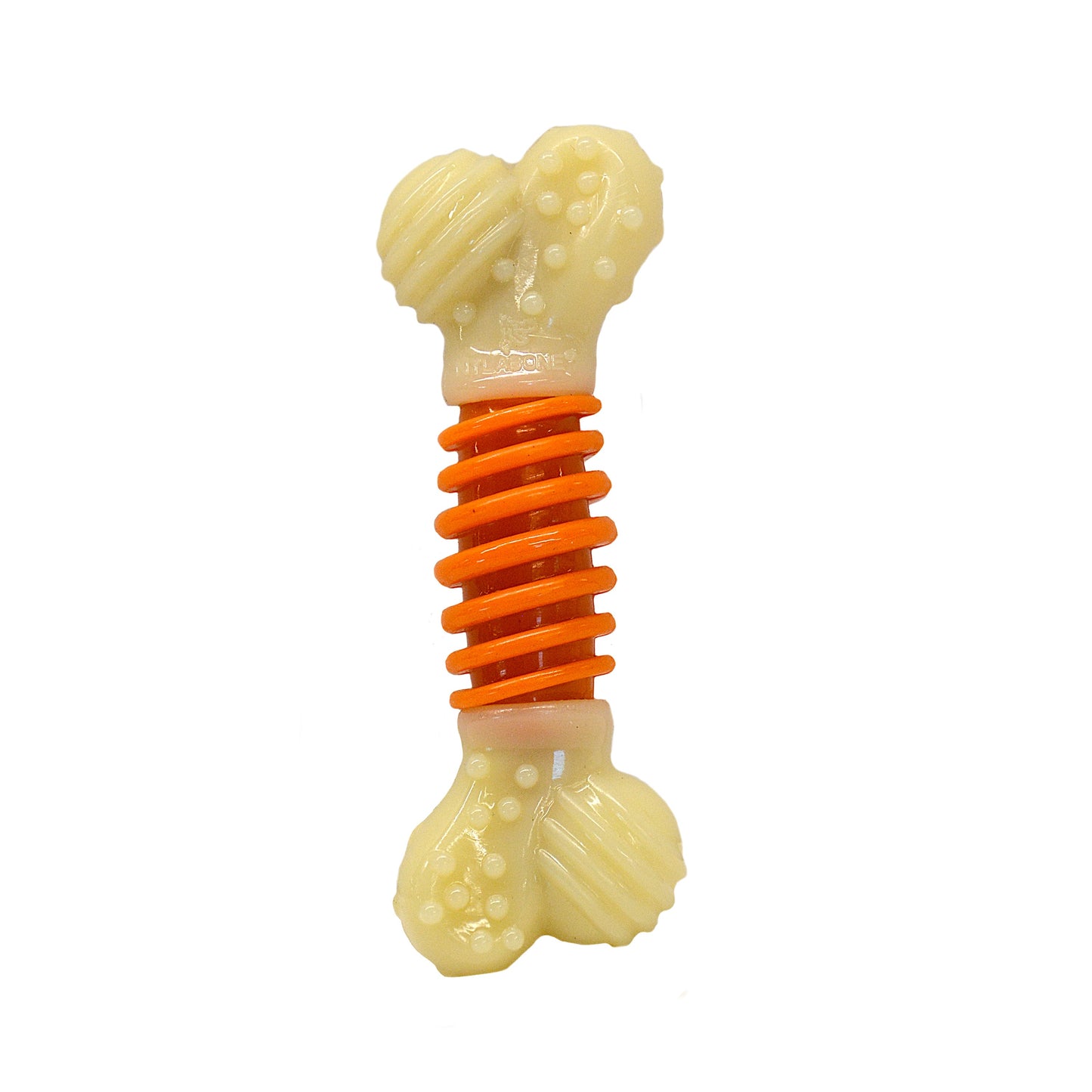 Nylabone PRO Action Dental Power Chew Durable Dog Toy Bacon, Orange, view 2