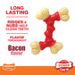 Nylabone Power Chew Double Bone Bacon Dog Chew Toy Bacon, view 2