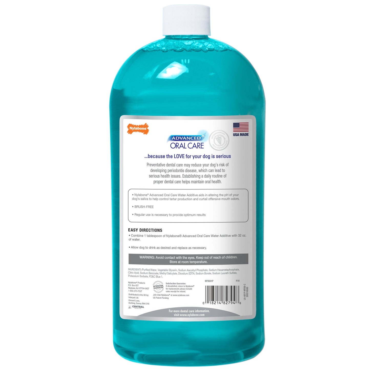 Nylabone Advanced Oral Care Water Additive for Dogs Original, view 6