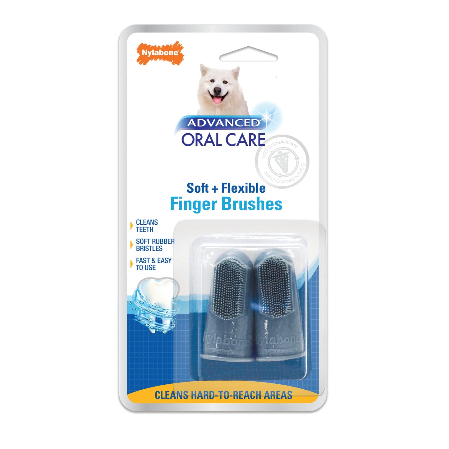 Nylabone Advanced Oral Care Finger Brush 2 ct, 2 ct