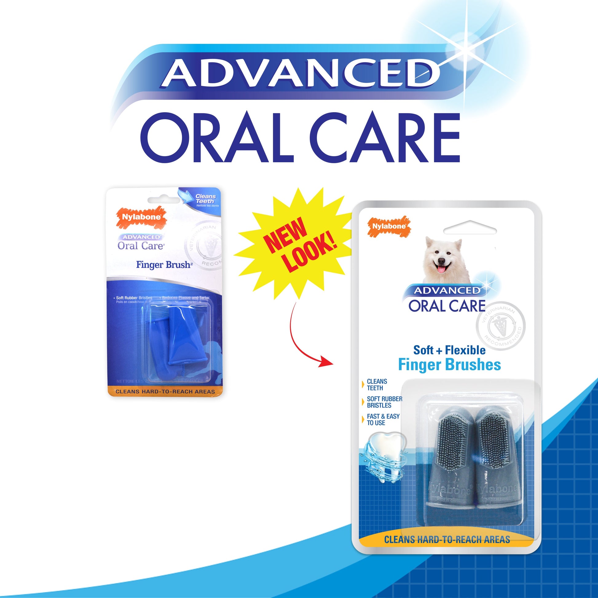 Nylabone Advanced Oral Care Finger Brush 2 ct, 2 ct, view 6