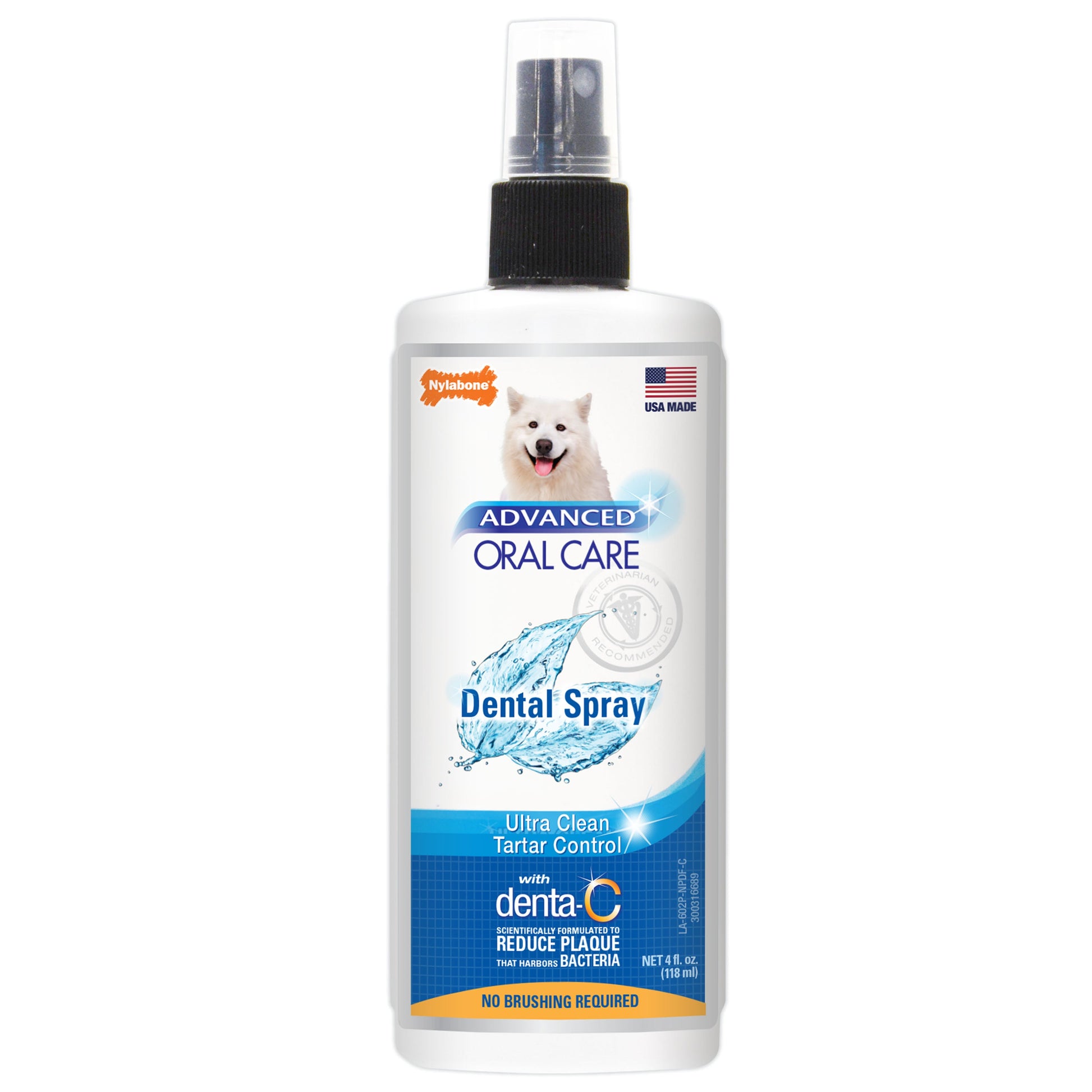 Nylabone Advanced Oral Care Dental Spray Fresh Breath, 4 oz, 1 ct