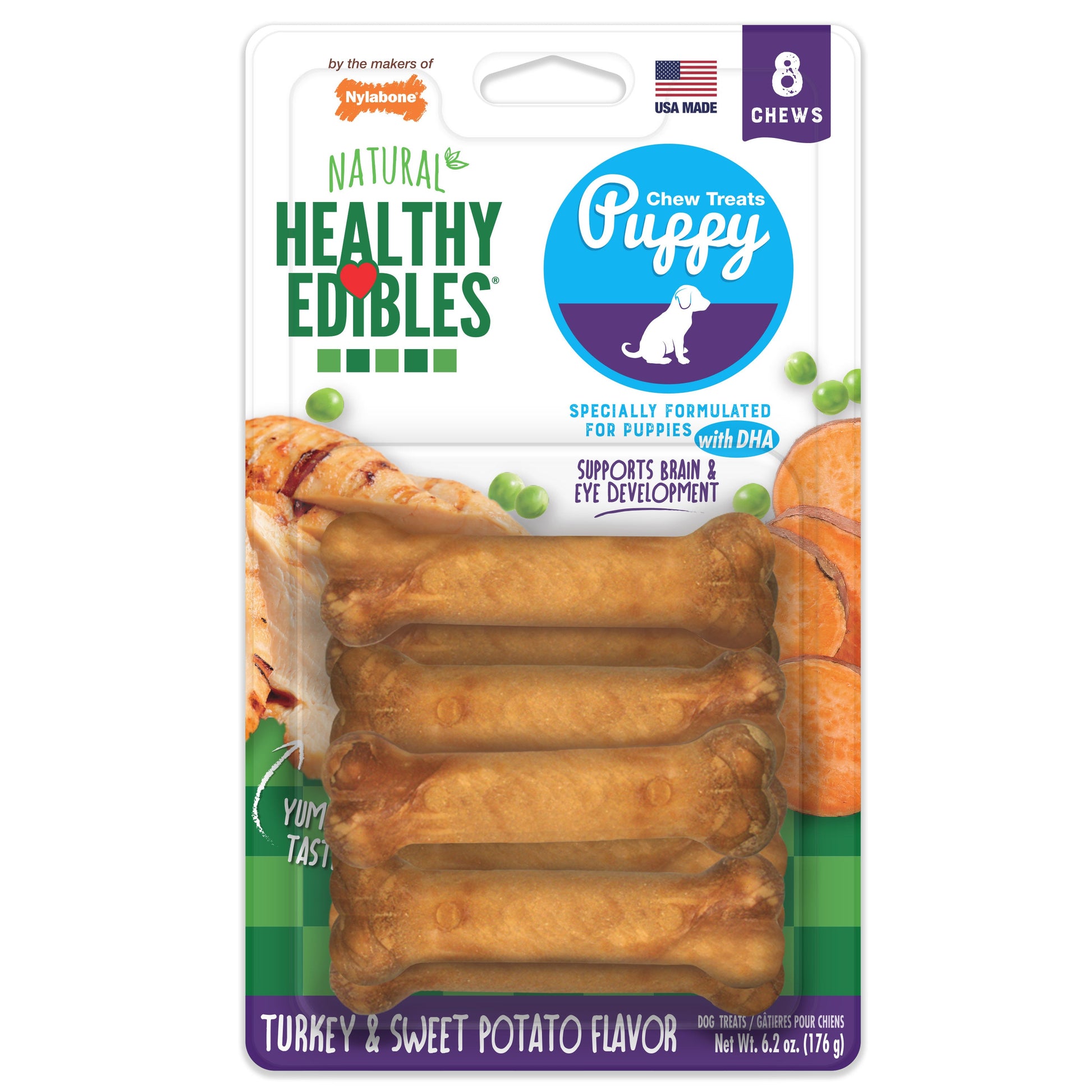 Nylabone Healthy Edibles All-Natural Long Lasting Puppy Dog Chew