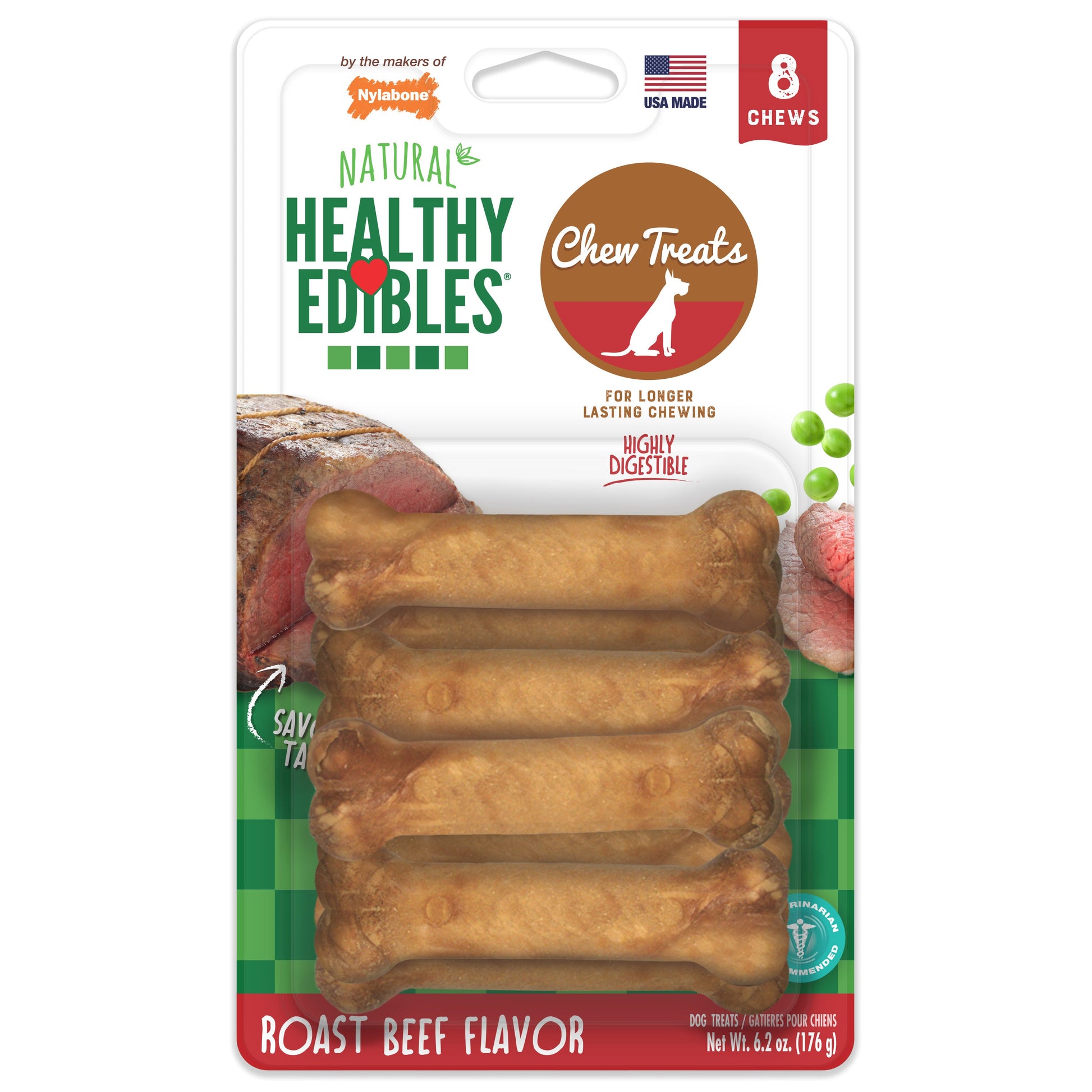 Nylabone Healthy Edibles All-Natural Long Lasting Dog Chew Treats