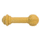 Nylabone Barbell Power Chew Durable Dog Toy Peanut Butter, view 2