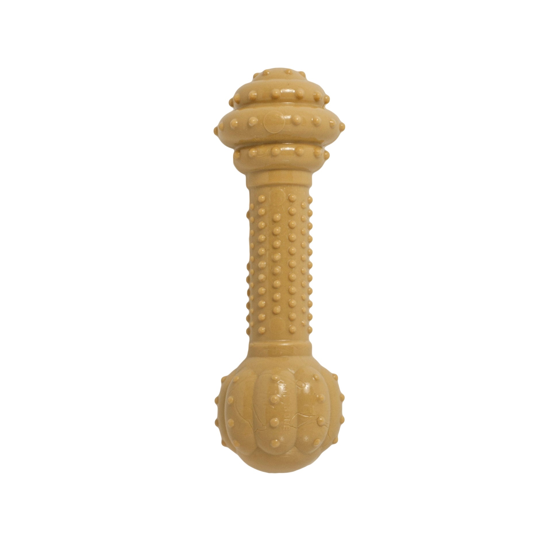 Nylabone Barbell Power Chew Durable Dog Toy Peanut Butter Large/Giant, view 6