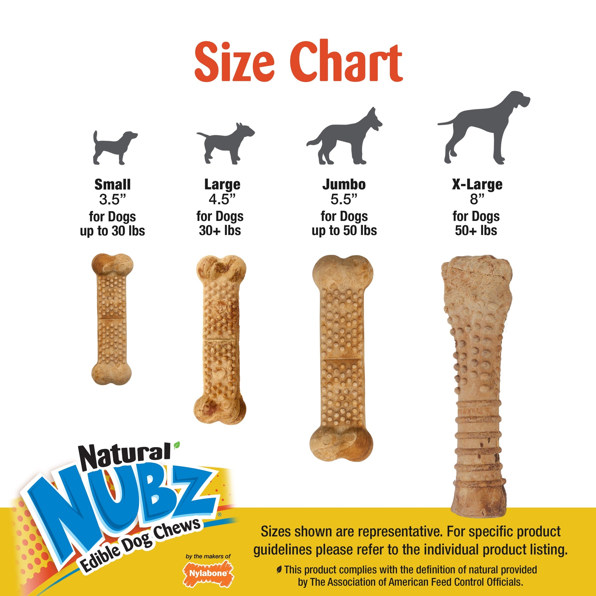 Nylabone Natural Nubz Chicken Dog Treats Chicken, Large 30 lb. 12 ct, view 4