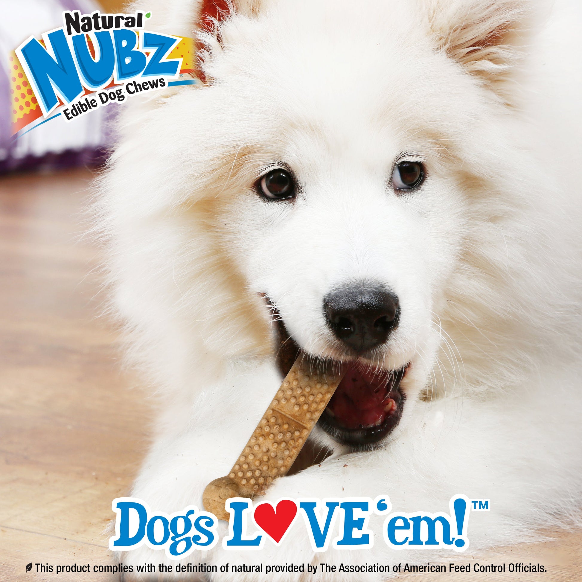 Nylabone Natural Nubz Chicken Dog Treats Chicken, Large 30 lb. 12 ct, view 6