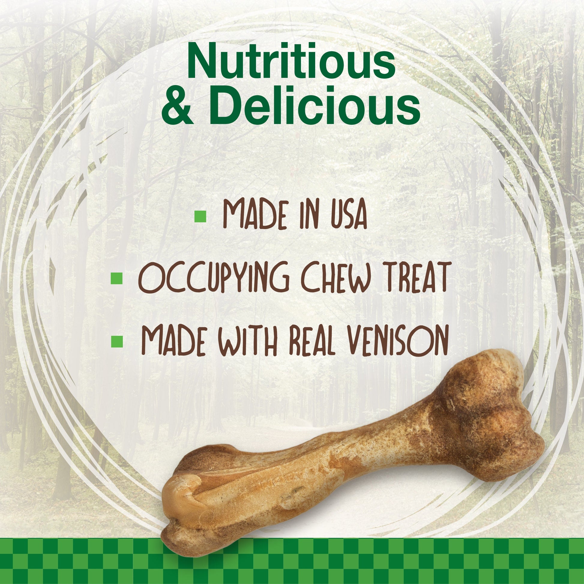 Nylabone Healthy Edibles WILD All-Natural Long Lasting Dog Chew Treats, view 2