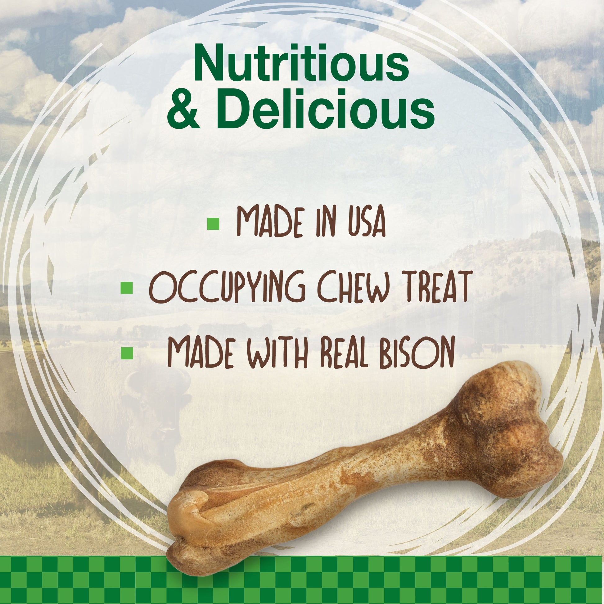 Nylabone Healthy Edibles WILD All-Natural Long Lasting Dog Chew Treats, view 2