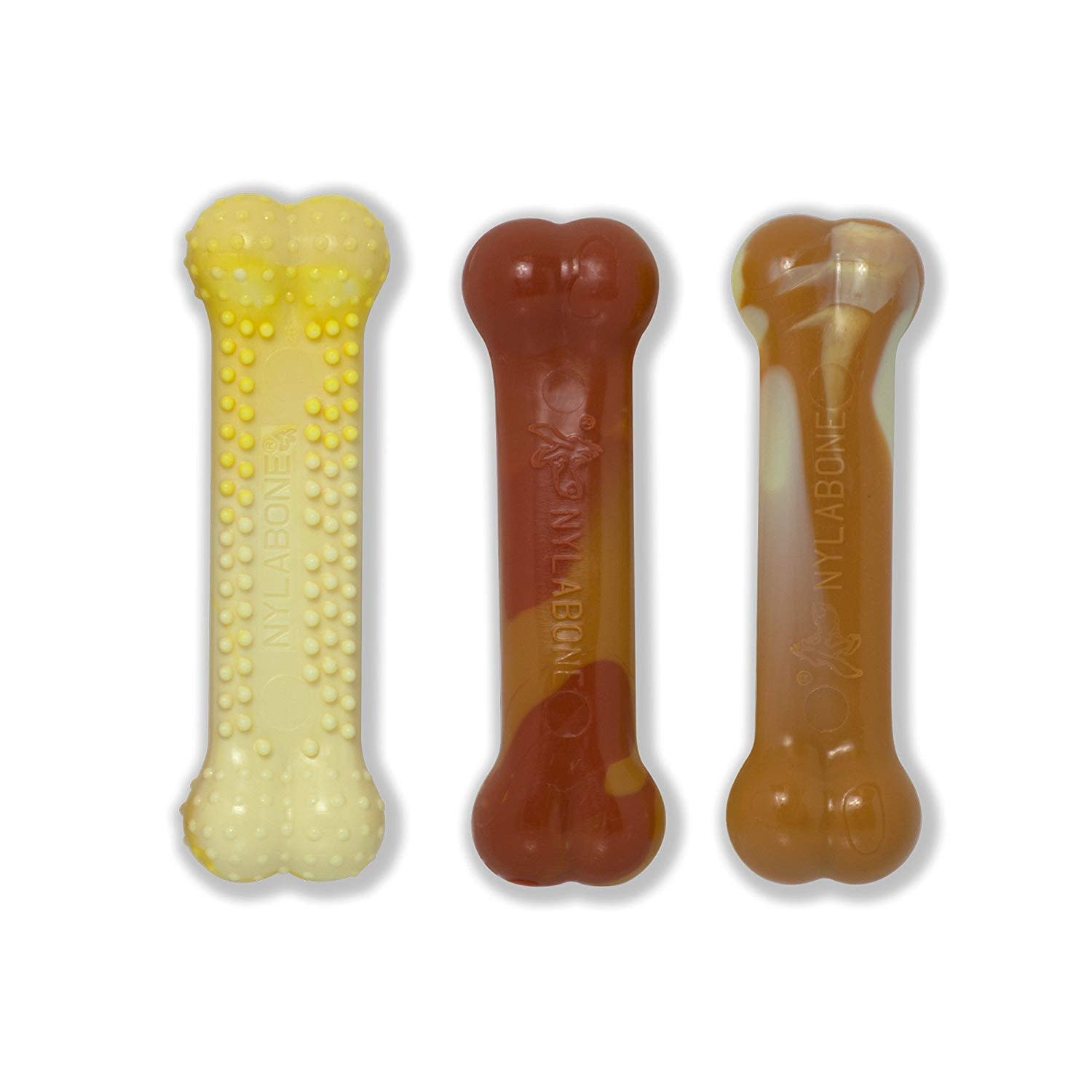 Nylabone Flavor Frenzy Power Dog Chew Triple Pack Chicken, up to 25 lb, view 2