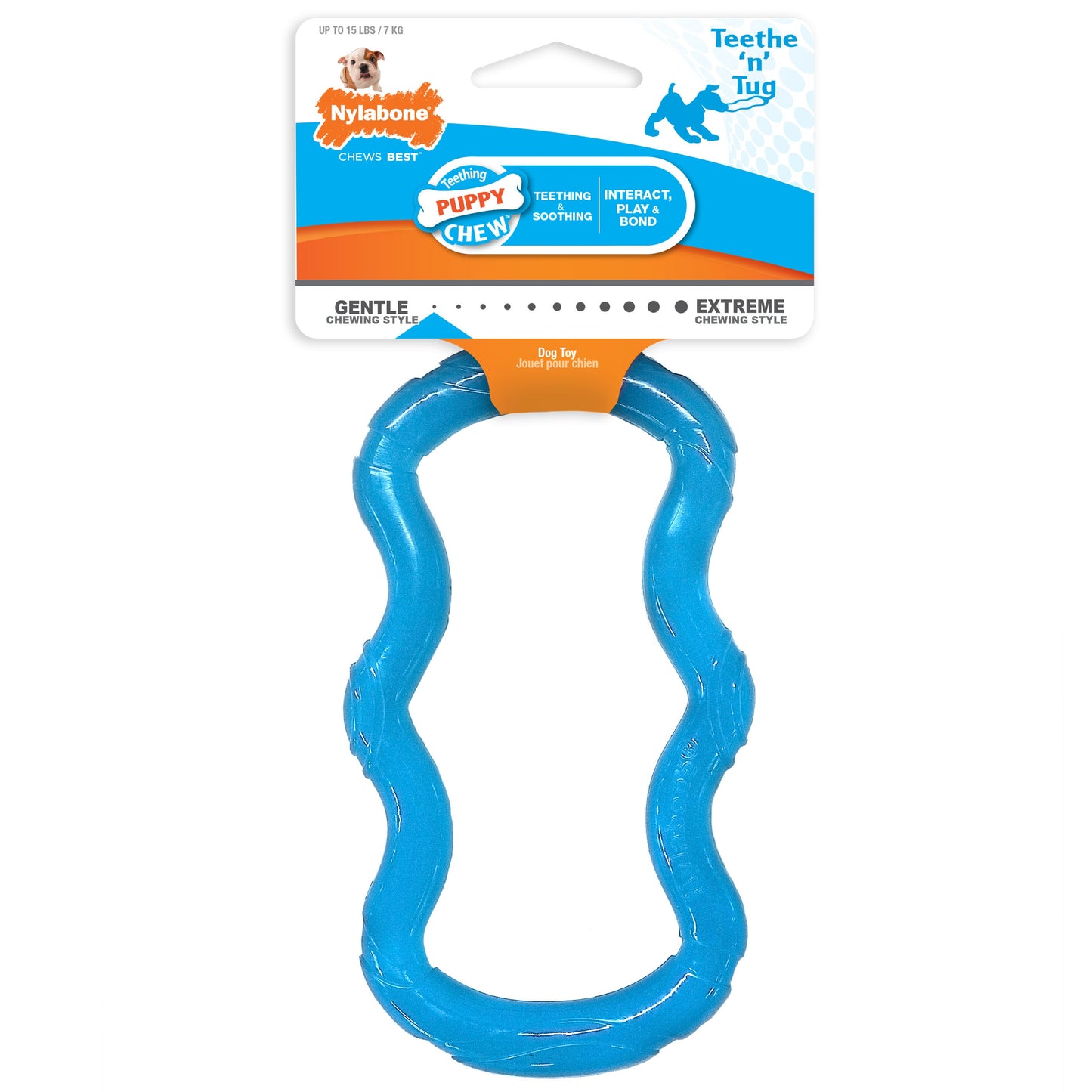 Nylabone Puppy Chew Dog Toy Teething Toy for Puppies X-Small/Petite up