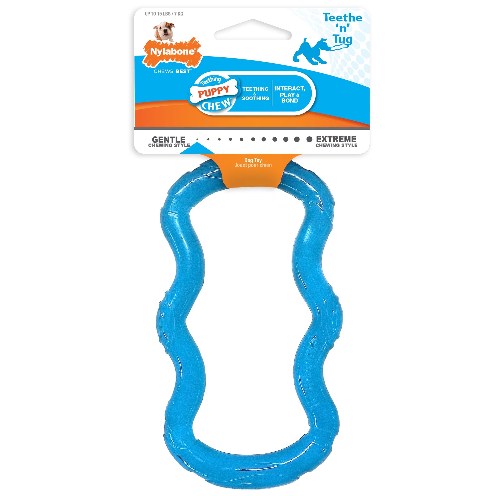 Nylabone Puppy Chew Dog Toy Teething Toy for Puppies X-Small/Petite up