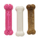 Nylabone Puppy Chew Variety Dog Toy Treat Triple Pack Chicken Lamb, view 2