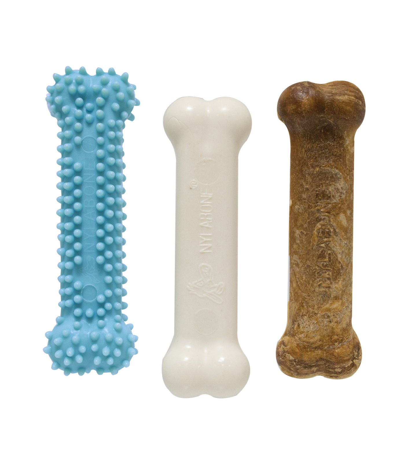 Nylabone Puppy Chew Variety Dog Toy Treat Triple Pack 3 ct, view 2