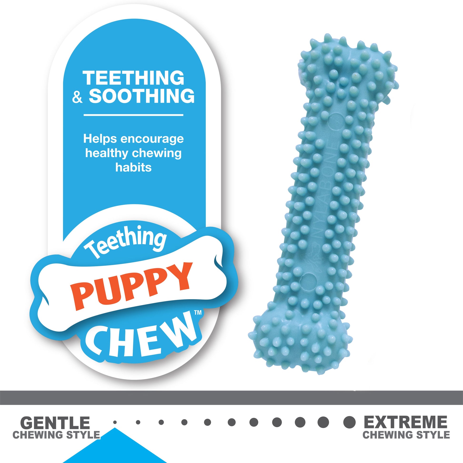 Nylabone Puppy Chew Variety Dog Toy Treat Triple Pack 3 ct, view 5