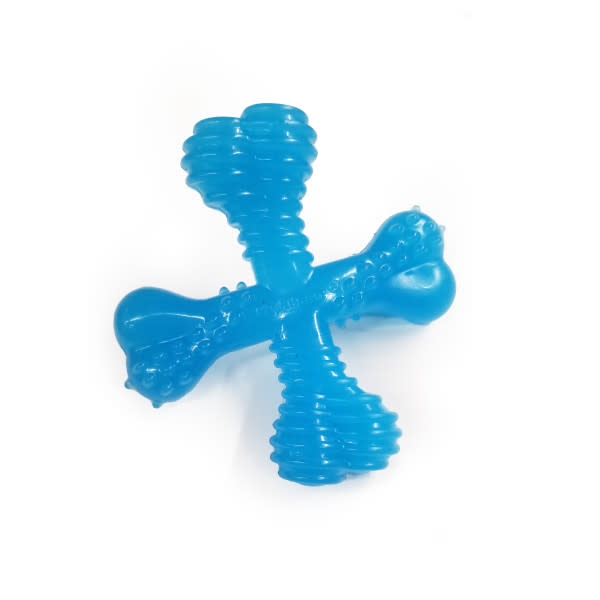 Nylabone Puppy Chew Comfort Hold x Bone Dog Toy Beef, view 10