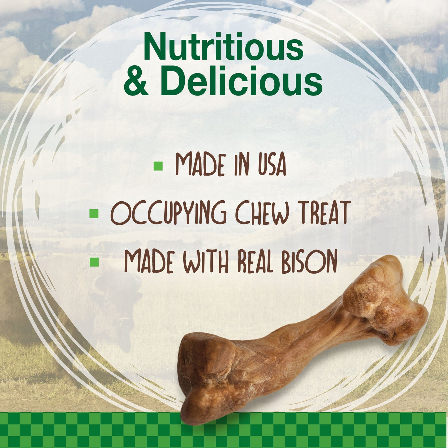 Nylabone Healthy Edibles WILD All-Natural Long Lasting Dog Chew Treats, view 3