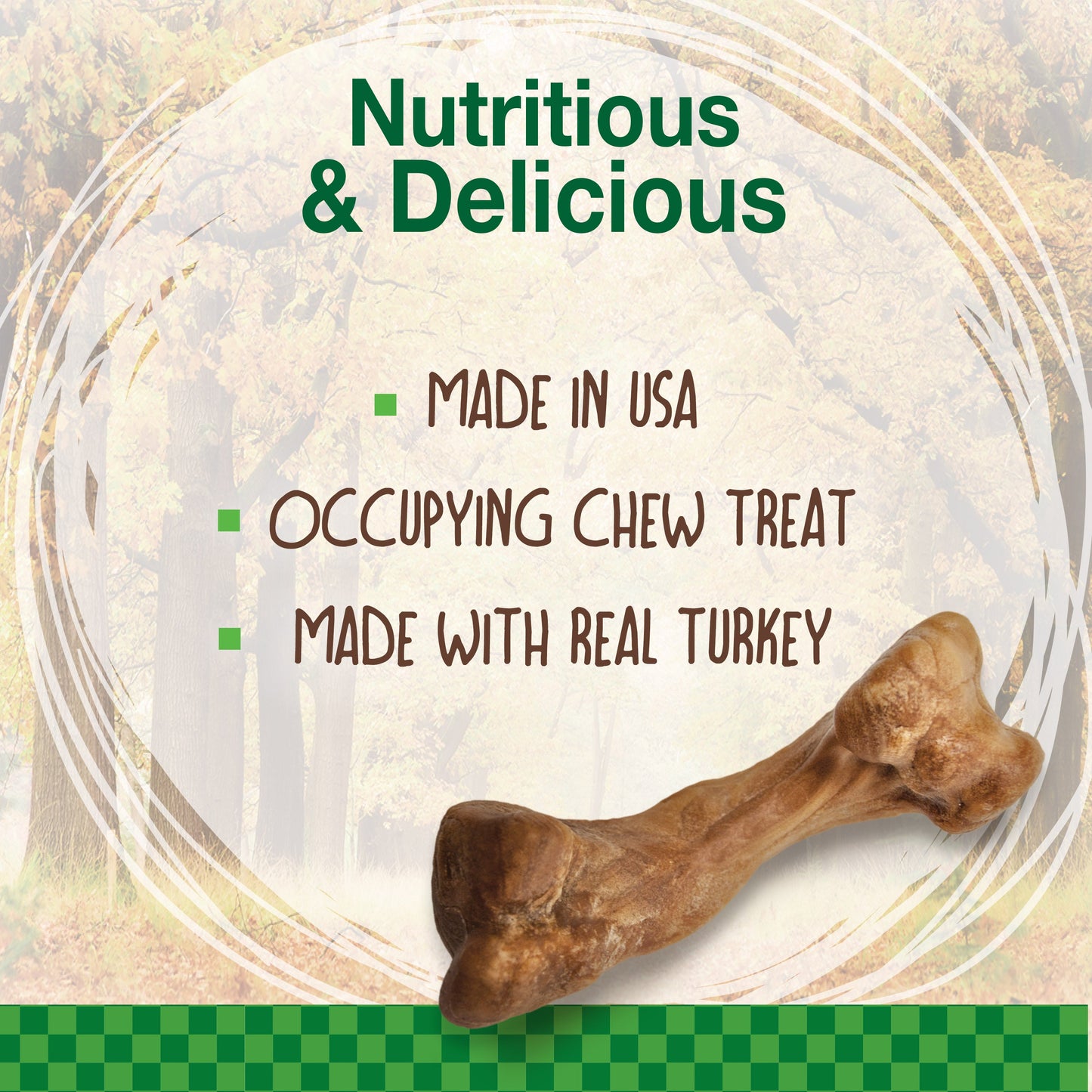 Nylabone Healthy Edibles WILD All-Natural Long Lasting Puppy Dog Chew, view 2