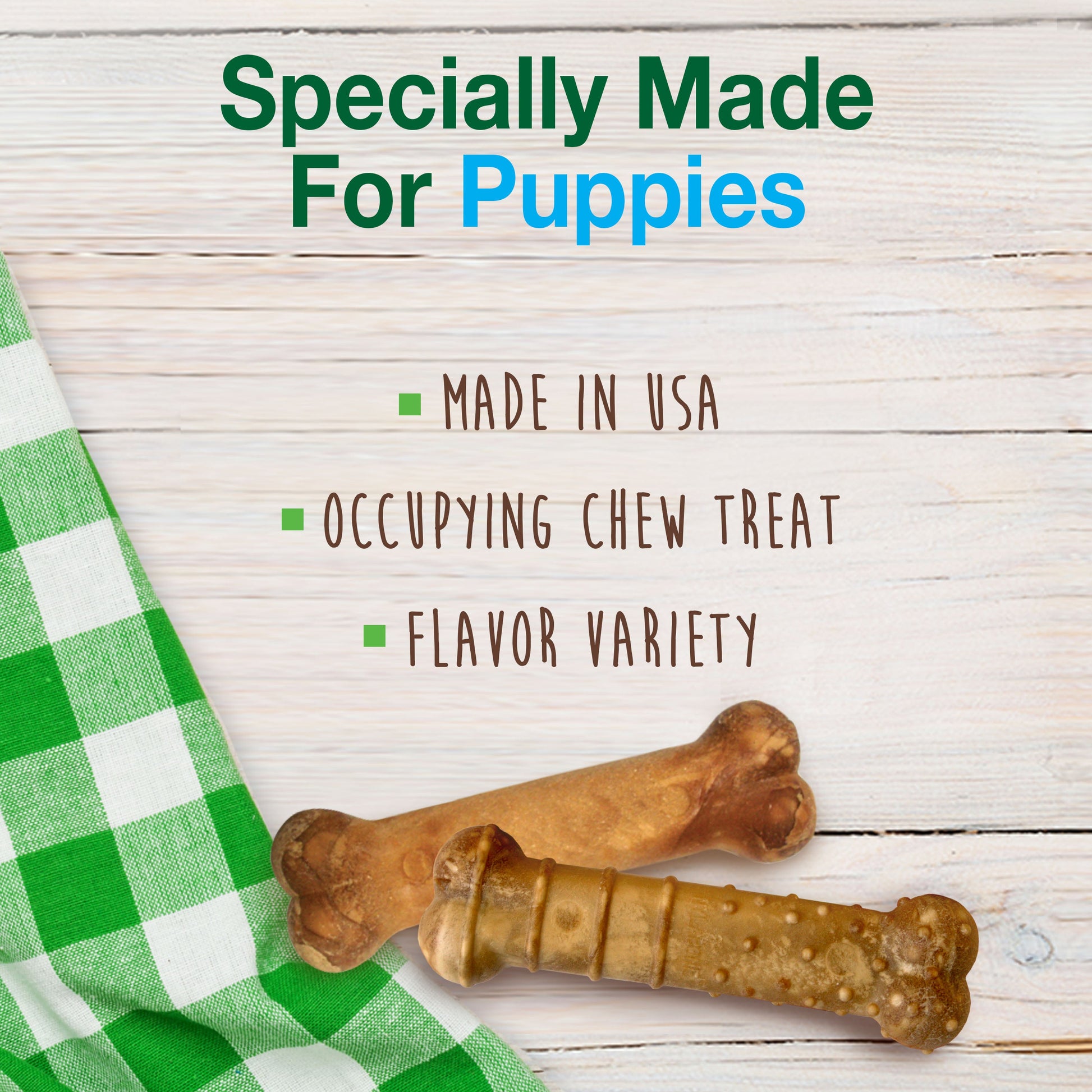 Nylabone Healthy Edibles All-Natural Long Lasting Puppy Dog Chew, view 3