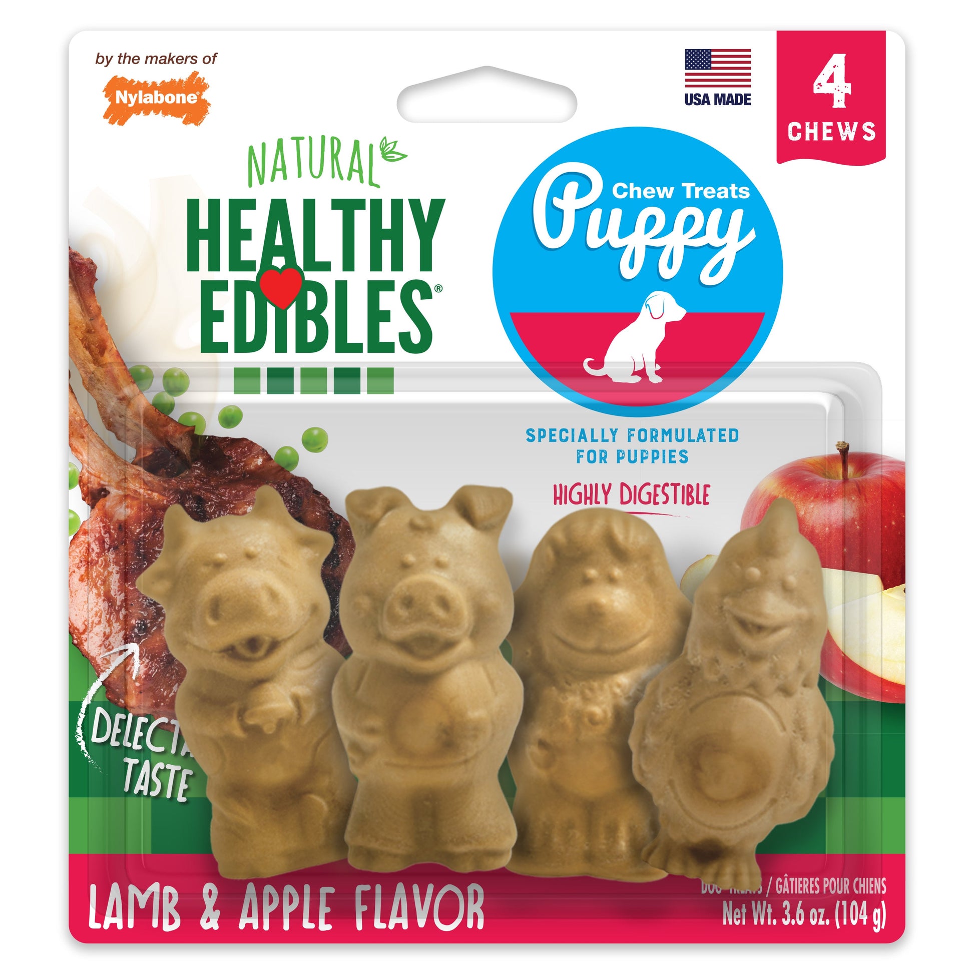 Nylabone Healthy Edibles All-Natural Long Lasting Puppy Dog Chew