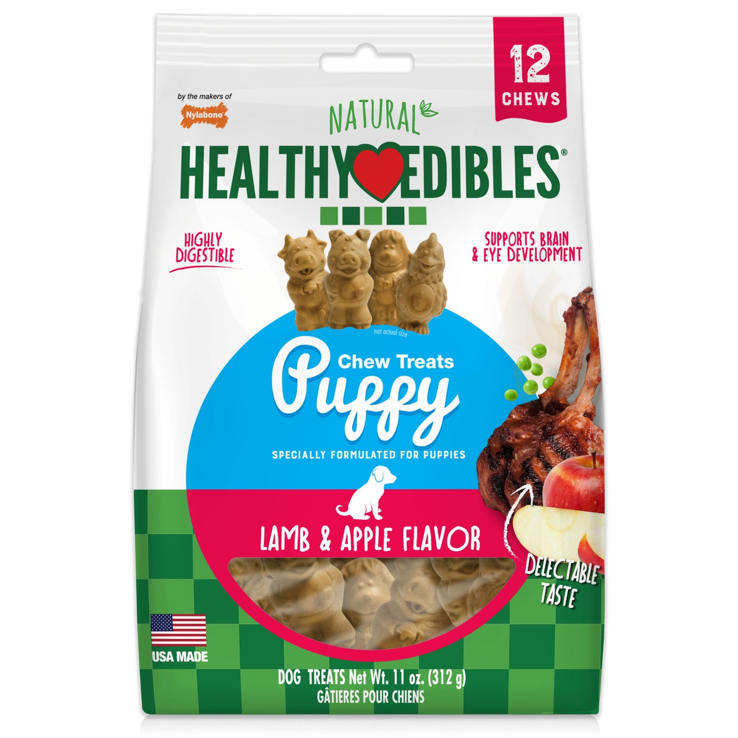Nylabone Healthy Edibles All-Natural Long Lasting Puppy Dog Chew