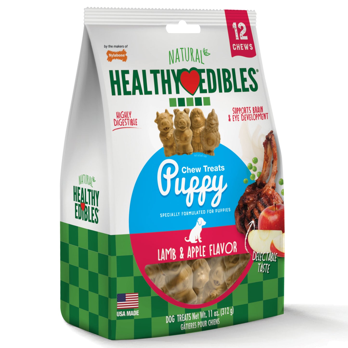 Nylabone Healthy Edibles All-Natural Long Lasting Puppy Dog Chew, view 7