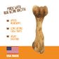 Nylabone Healthy Edibles Broth Bone All-Natural Long Lasting Dog Chew, view 9